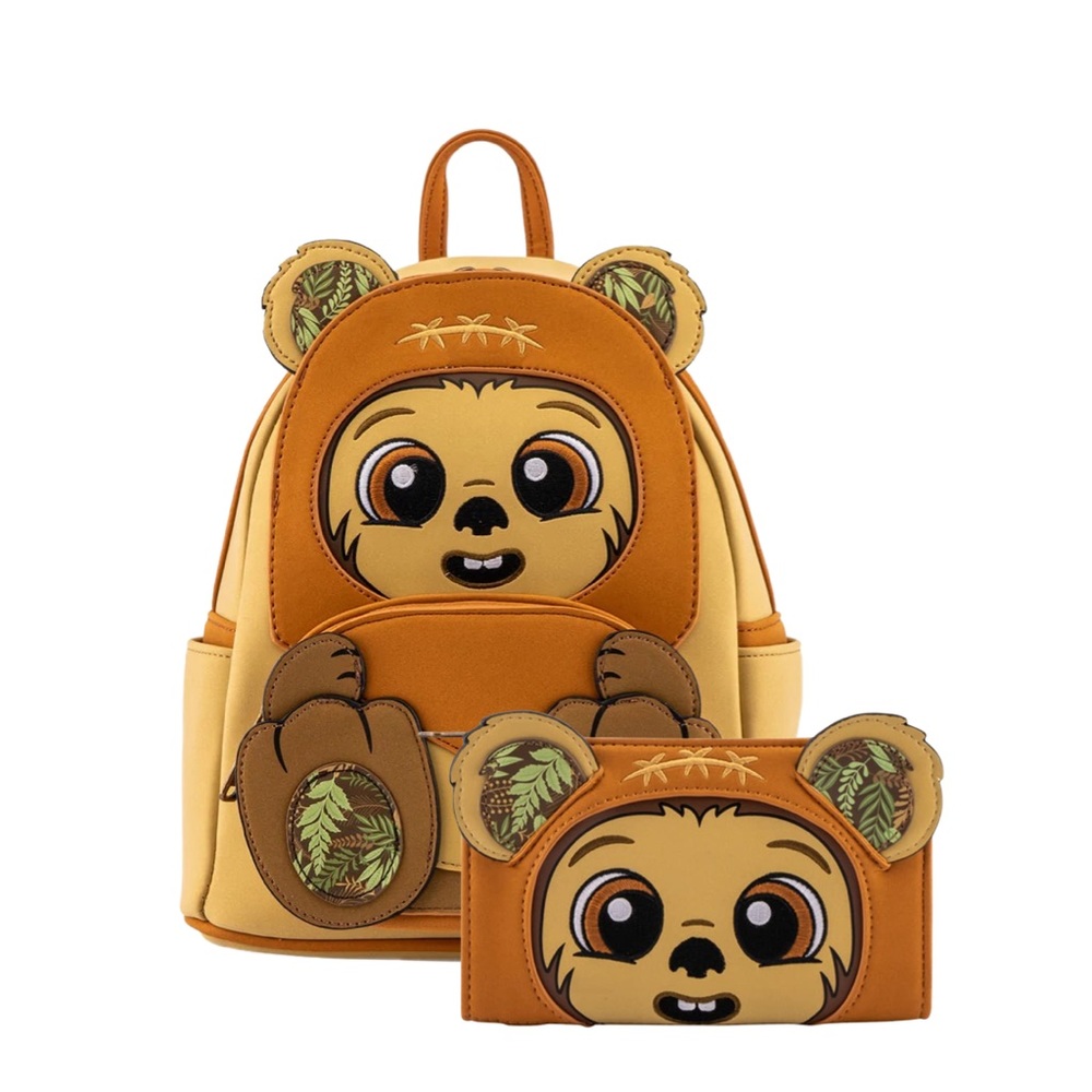 Loungefly x Star Wars Ewok Backpack & Wallet